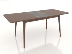 Yemek masası Ekarma katlanır 1840x800 mm (Ceviz hafif, seçenek 2)