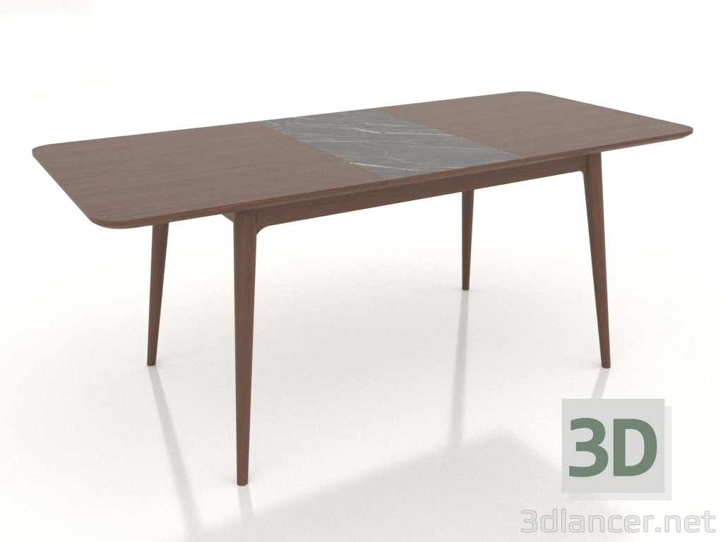 3d model Mesa de comedor Ekarma plegable 1840x800 mm (Nogal claro, opción 2) - vista previa