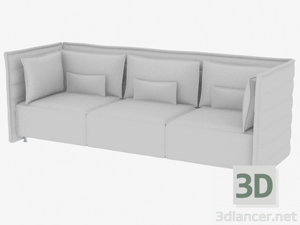 3d model Sofá moderno Alcove Plume - vista previa