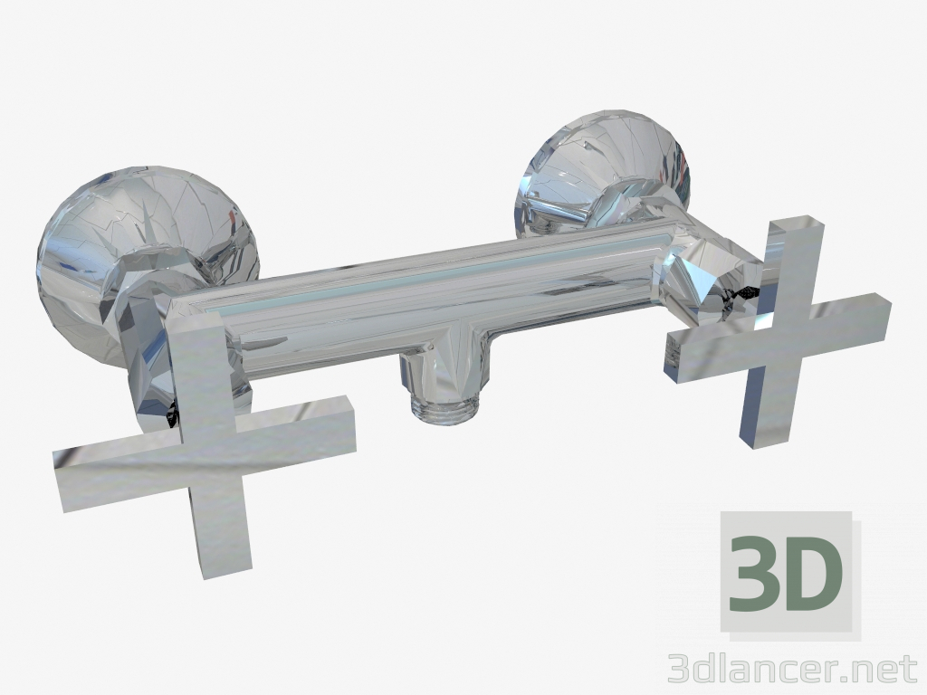 3d model Shower mixer without shower set Lucerna (BEL 040D) - preview