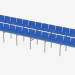 modello 3D Tribuna spettatore (26 posti) (7938) - anteprima