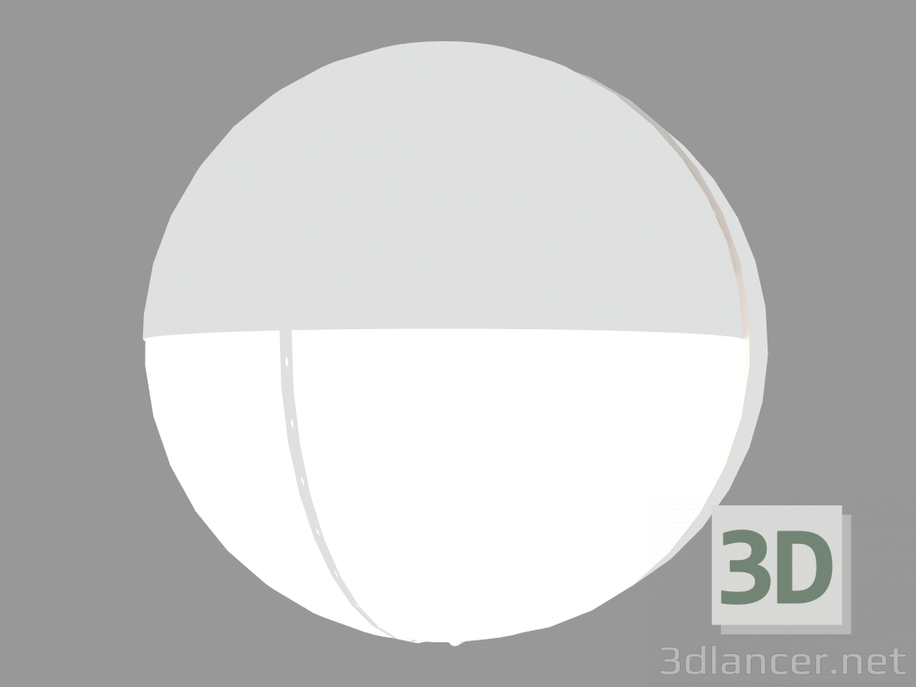 3d model Wall lamp PLAFONIERE ROUND WITH WISOR BUL 18 (S6529) - preview