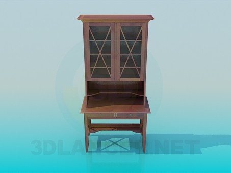 modello 3D Secretaire - anteprima