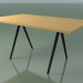 3d model Rectangular table 5431 (H 74 - 90x160 cm, legs 180 °, veneered L22 natural oak, V44) - preview