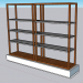 3D Modell Buch-rack - Vorschau