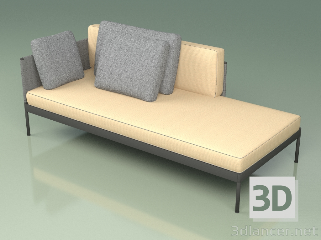 modèle 3D Canapé modulable (357 + 334, option 1) - preview