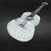 modello 3D di Chitarra acustica comprare - rendering