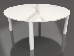 Coffee table D 90 (Agate gray, DEKTON Aura)