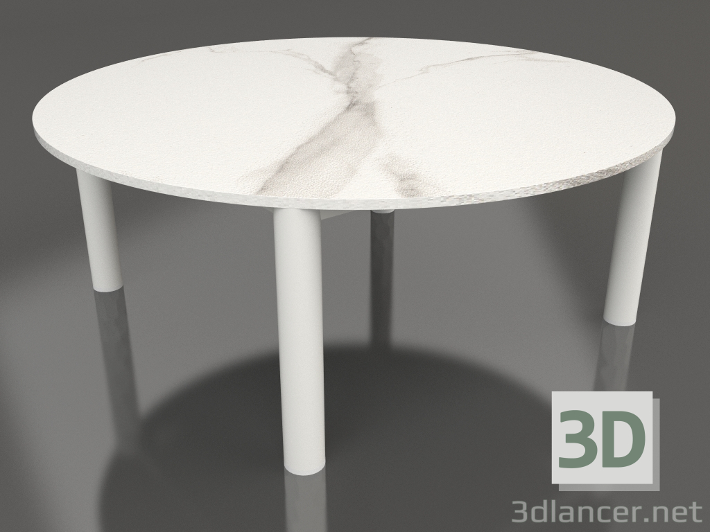 3d модель Стол журнальный D 90 (Agate grey, DEKTON Aura) – превью