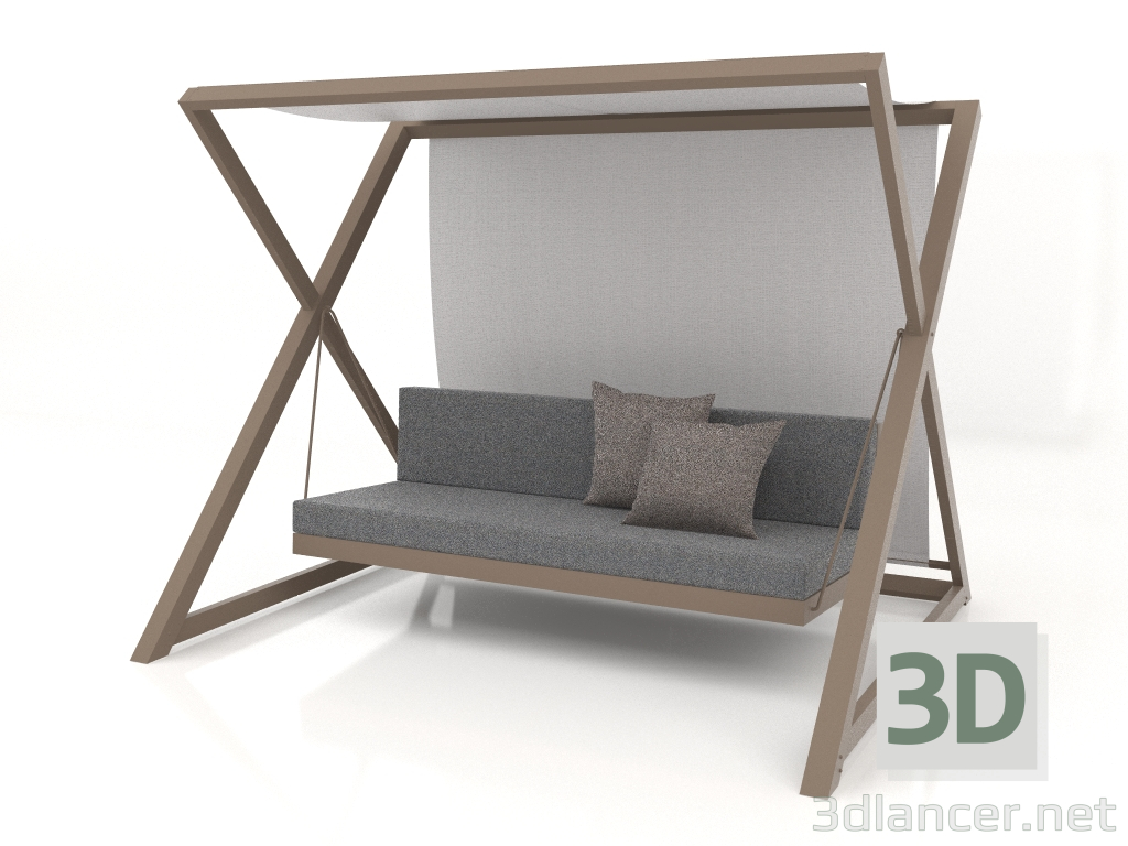 Modelo 3d Balanço de jardim (Bronze) - preview