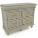 3d model Chest of drawers (2 sections) - preview