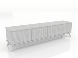 Mobile TV GRANDE 2000 mm (bianco RAL 9010)