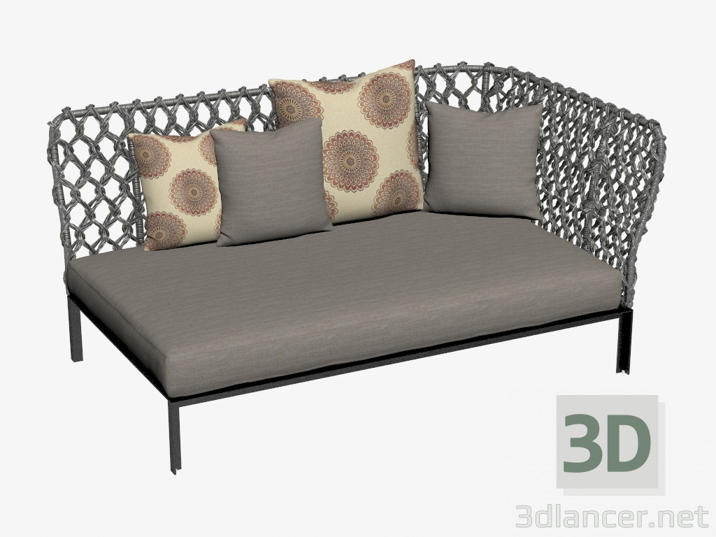 3D Modell Gartensofas 1 - Vorschau