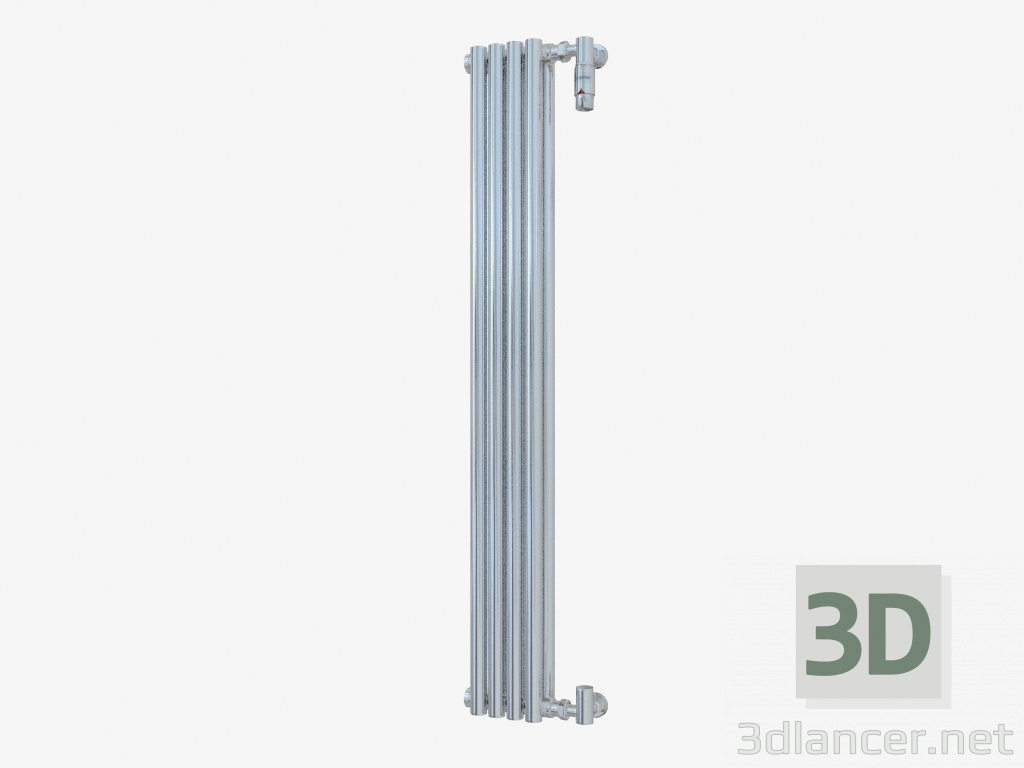 3d model Radiador Estet (1200x173; 4 secciones) - vista previa