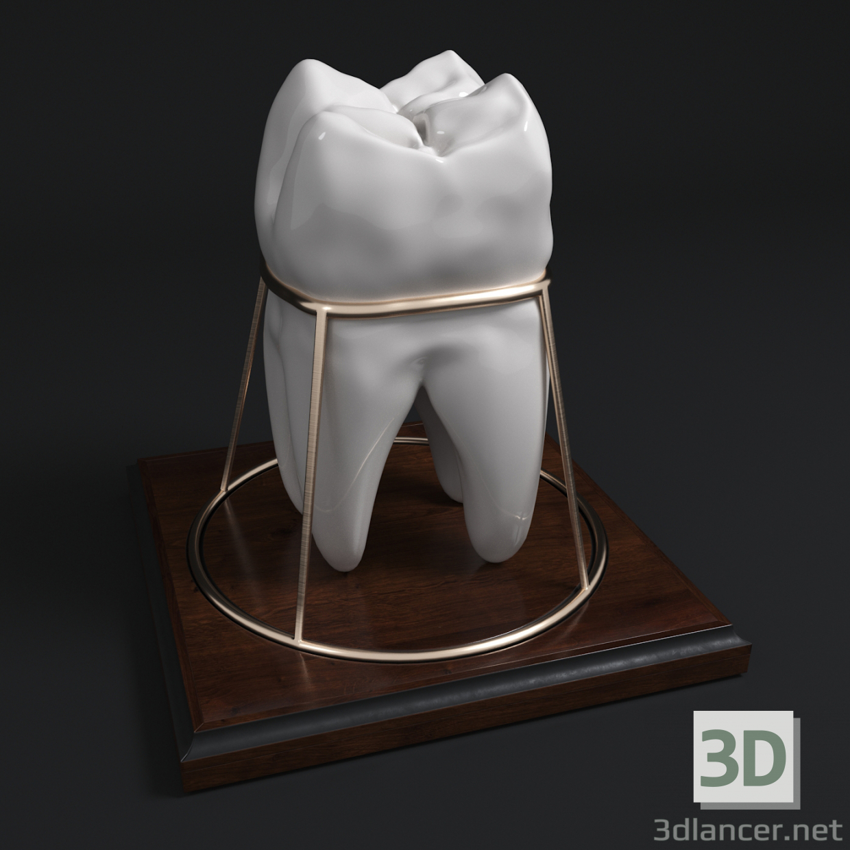 3d Tooth_Souvenir model buy - render