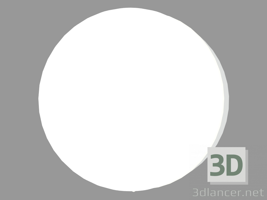 3d model Lámpara de pared PLAFONIERE REDONDA CON ANILLO BUL 24 (S6539) - vista previa