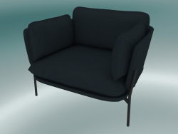 Armchair Cloud (LN1, 84x100 N 75cm, Warm black legs, Sunniva - Sunniva 2 192)