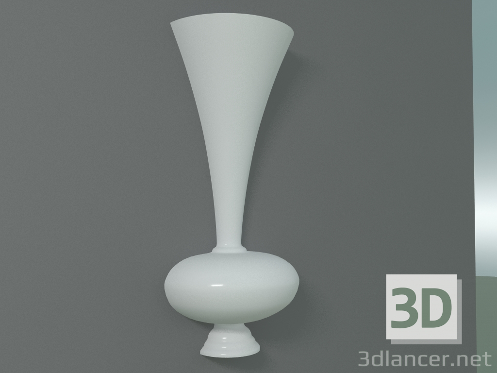 Modelo 3d Vaso Tromba Fifty (Branco) - preview