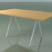 Modelo 3d Mesa retangular 5431 (H 74 - 90x160 cm, pés 180 °, carvalho natural folheado L22, V12) - preview