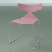 3d model Stackable chair 3702 (on a sled, Pink, V12) - preview