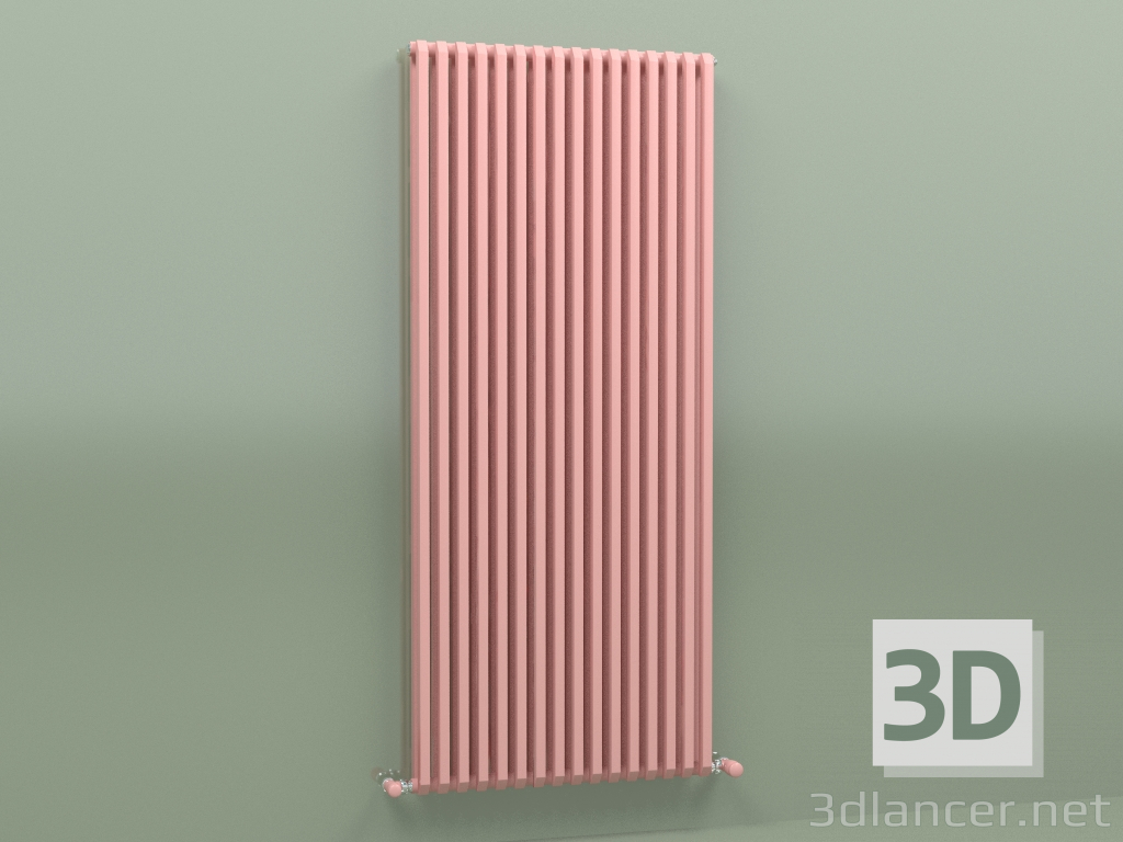 modèle 3D Radiateur SAX 2 (H 1500 16 EL, rose - RAL 3015) - preview