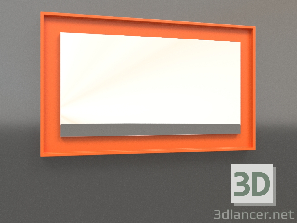 modèle 3D Miroir ZL 18 (750x450, orange vif lumineux) - preview