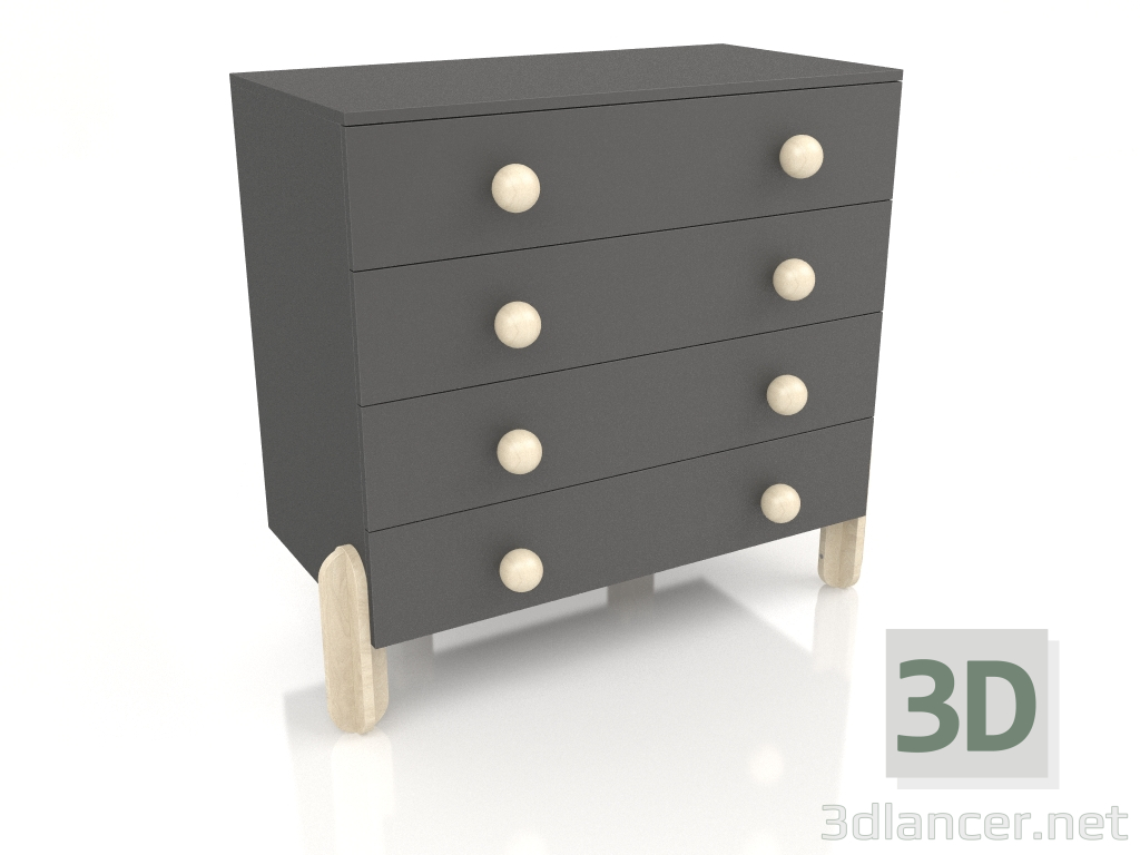 3D Modell Kommode D1 Größe M - Vorschau