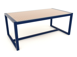 Dining table with glass top 179 (Night blue)