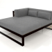 3D Modell XL-Modulsofa, Teil 2 links (Schwarz) - Vorschau