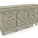 3d model Chest of drawers (3 sections) - preview