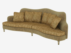 Sofa im Stil der Art Deco Ginevra