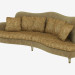 3d model Sofa in the style of art deco Ginevra - preview