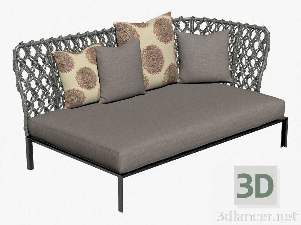 3d model Sofás de jardín 2 - vista previa