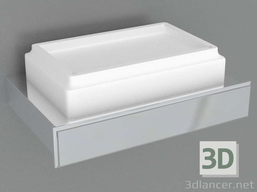 3d model Soporte montado en la pared para jabón (46401) - vista previa