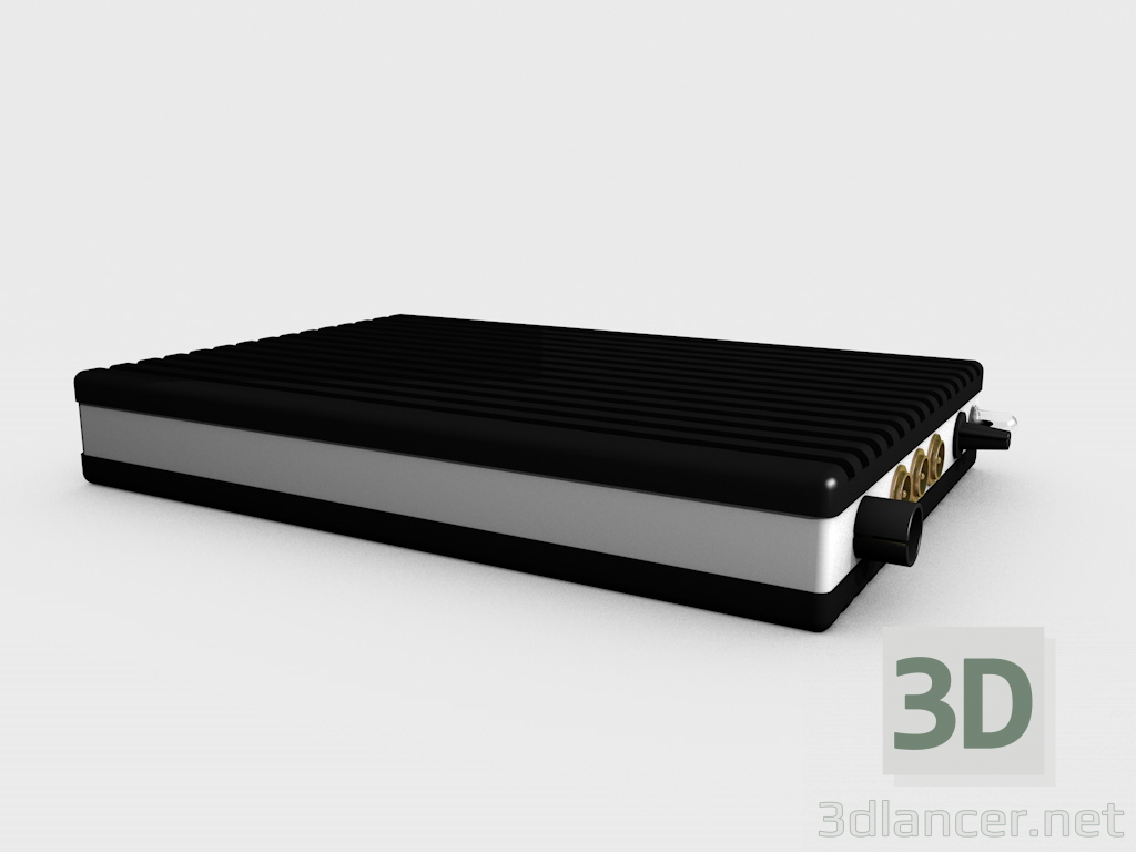 3d model unidad de control - vista previa