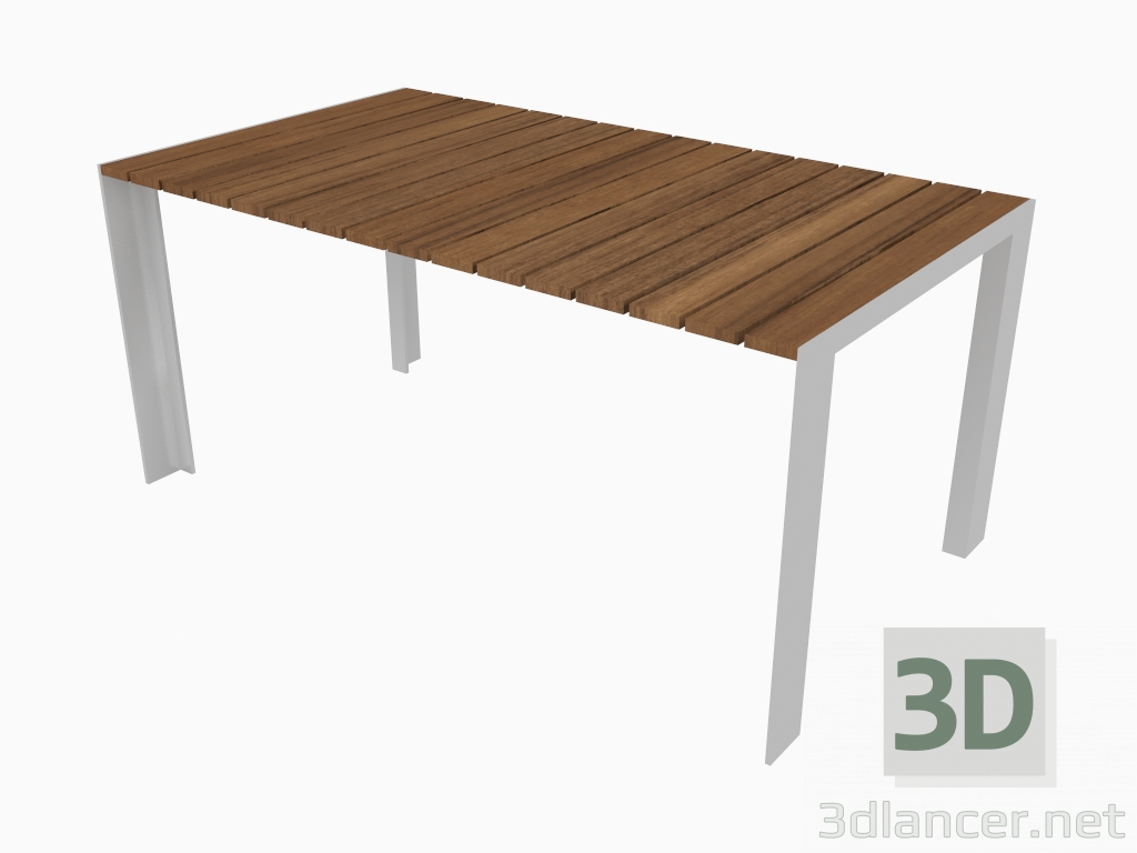 modèle 3D Table d'extérieur (90x160x73) - preview