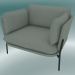 3d model Sillón Cloud (LN1, 84x100 N 75cm, Patas negras cálidas, Sunniva - Sunniva 2717) - vista previa