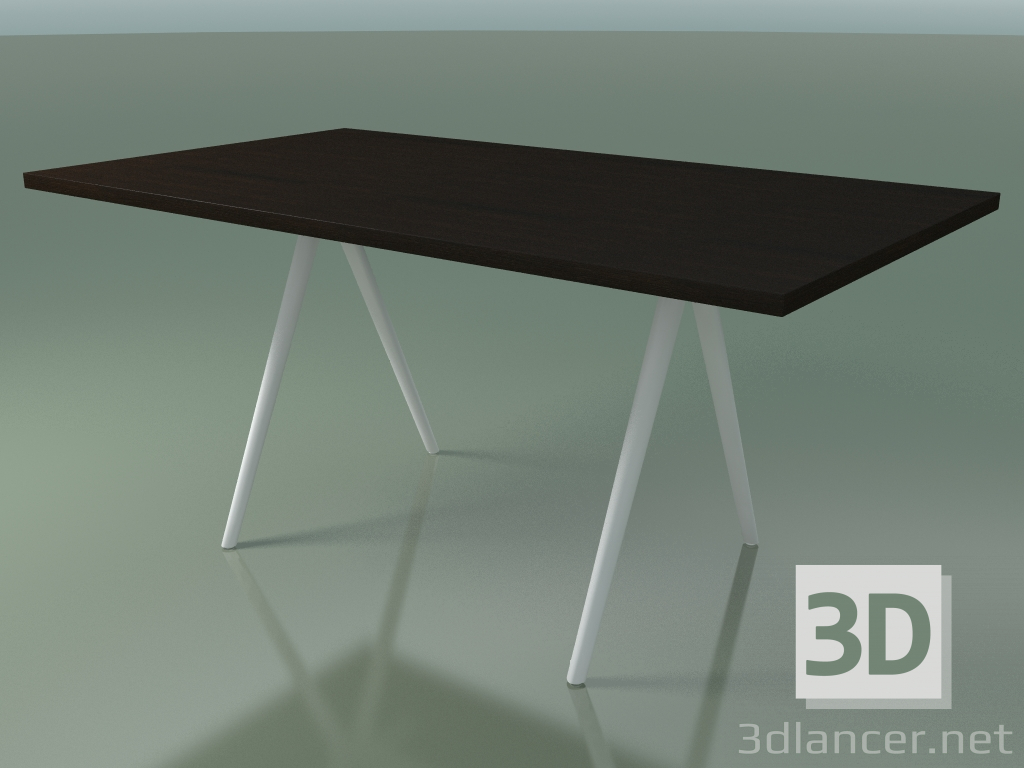 Modelo 3d Mesa retangular 5431 (H 74 - 90x160 cm, pés 180 °, folheados L21 wenge, V12) - preview