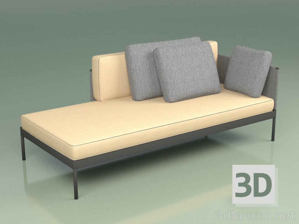 3D Modell Modulares Sofa (357 + 335, Option 1) - Vorschau