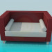 3d model Sofa with rollers - preview