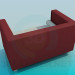 3d model Sofa with rollers - preview