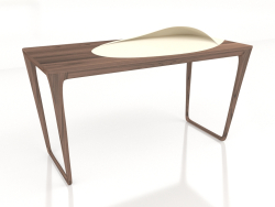 Sunday Morning desk with white corian pocket