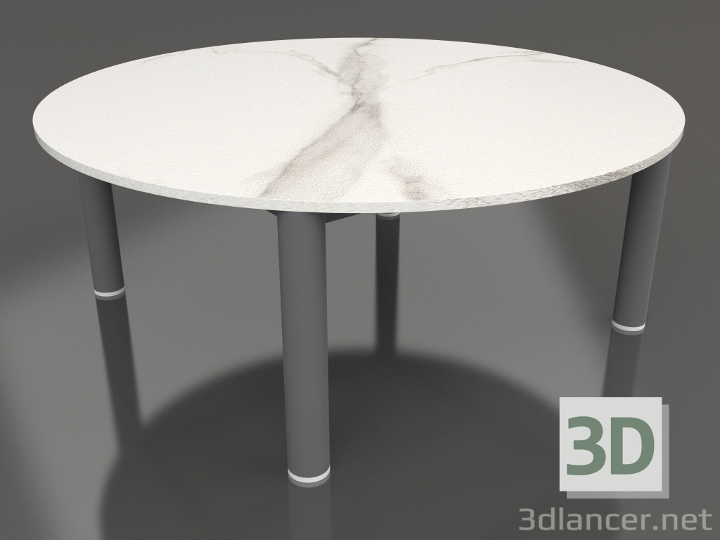 Modelo 3d Mesa de centro D 90 (Antracite, DEKTON Aura) - preview