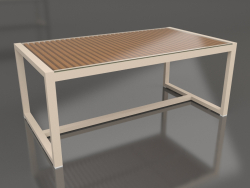Dining table with glass top 179 (Sand)