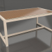 3d model Mesa de comedor con tapa de cristal 179 (Arena) - vista previa