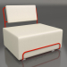 3d model Sillón (rojo) - vista previa