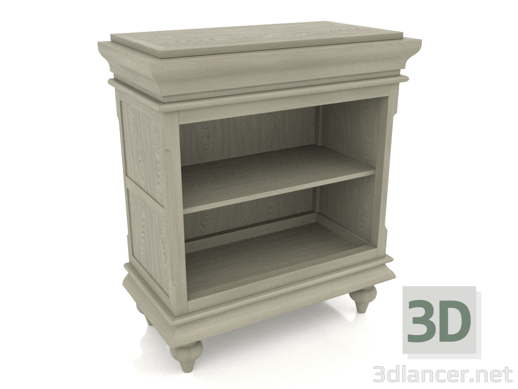 modèle 3D Armoire ouverte (1 section) - preview