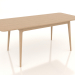 modello 3D Tavolo da pranzo Ekarma pieghevole 1840x800 mm (Rovere sbiancato, opzione 3) - anteprima