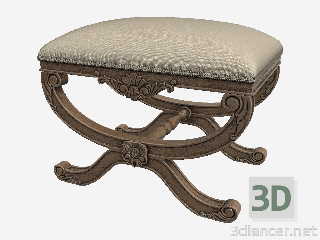 modello 3D Panca ROXY (801.003-2N7) - anteprima