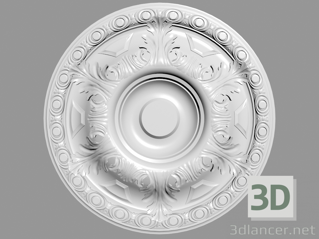 Modelo 3d Tomada de teto R309 - preview